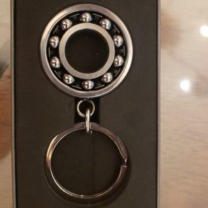 NIB MoMA Ball Bearing Keychain